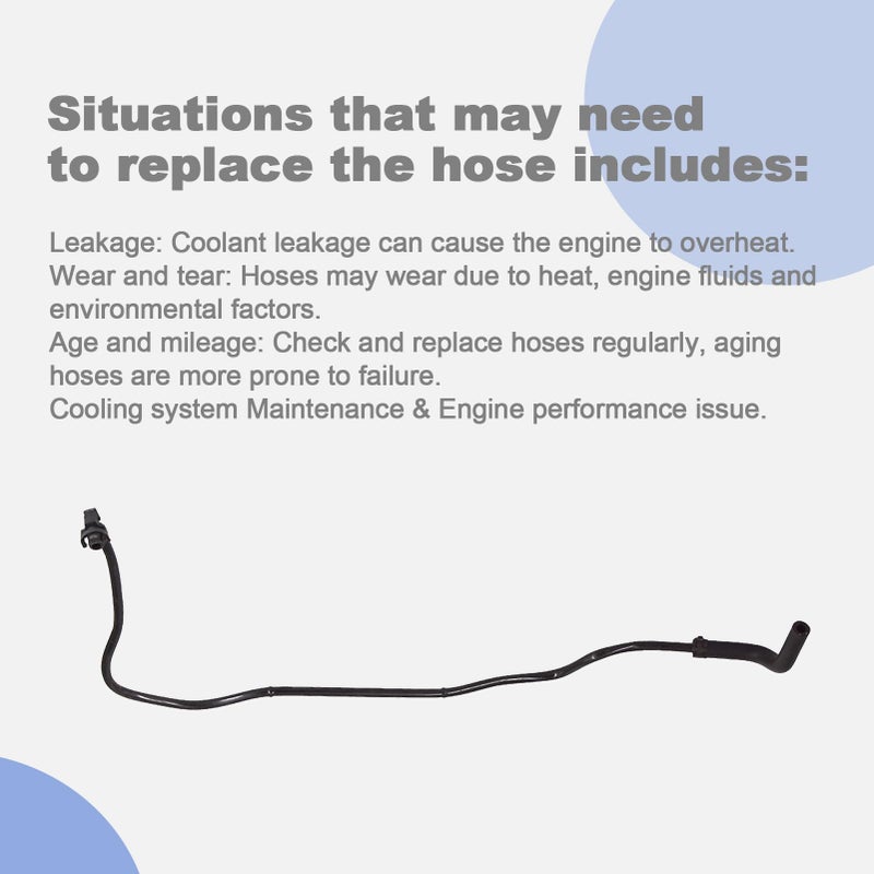 CULMKARI Throttle Body Inlet Heater Pipe Hose 25192905 Fit 2011-2018 Chevy Cruze Sonic 1.8L 1.6L - Image 4